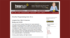 Desktop Screenshot of hearsay.org